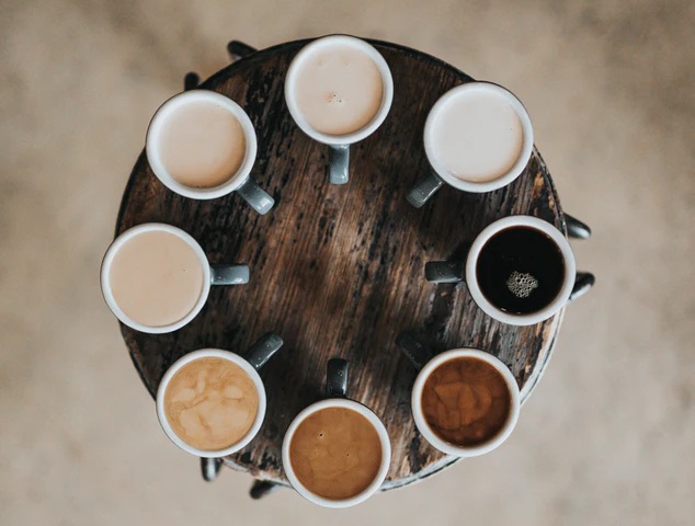 8種類のテイスティングコーヒー